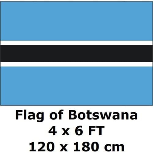Botswana Flag 120 x 180 cm 100D Polyester Large Big Botswanian Flags And Banners National Flag Country Banner