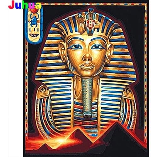 Egyptian Pharaoh DIY diamond painting full square/round drill mosaic Egypt diamond embroidery gift home decor drop shipping