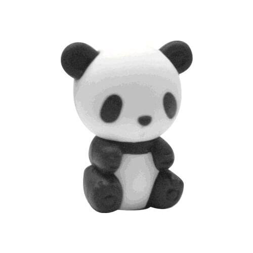 Kawaii panda eraser Chinese treasure animal eraser wolrd unique animal eraser 40 pieces per lot