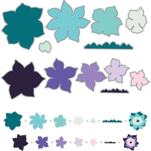 Metal Cutting Succulent Layering To Decorate For DIY Scrapbooking Embossing Album Paper Cards Dies 2021 New