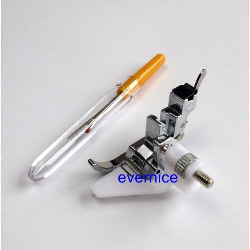 Low Shank Blind Hem Edge Stitch Presser Foot For Singer Featherweight Brother Janome