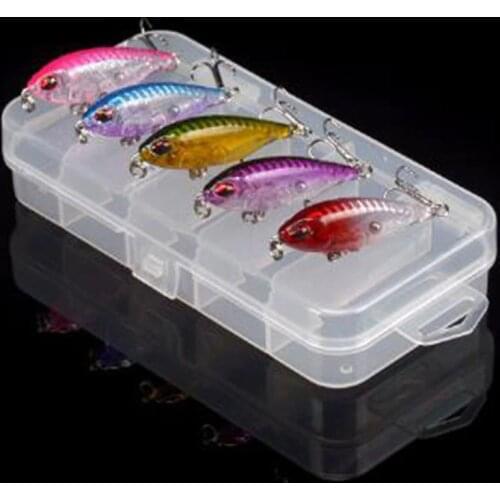 New 5pcs Mini Pencil 5cm 3g Fishing Lure Set Kit With Box Hard Baits Wobblers Lures Sinking Carp Fishing Tackle Artificial