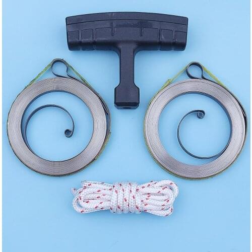 Recoil Starter Spring Rope Grip Kit For Husqvarna 254 261 262 262XP 261EPA 257 Chainsaw 501630202 501630203 Replacement Parts