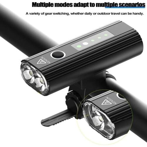 Bicycle Front Light Usb Charging Strong Light Waterproof Led Bicycle Front Lamp Night Riding Lantern B2Cshop