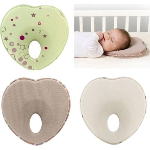 Patented Pillow Baby Infant Head Support & Flat Head Syndrome Prevention Pillow for Baby Bed Crib Newborn Accessories Room