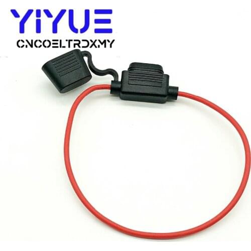 1pcs 16 AWG Medium Car Fuse Holder Water-resistant Waterproof Automotive Fuse Holder Without Fuse Inserts