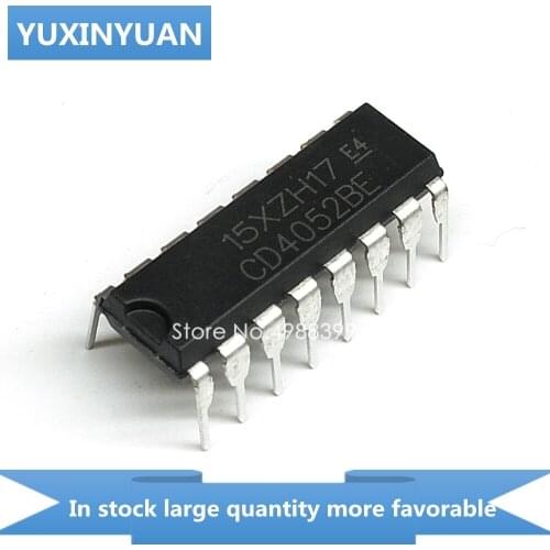 10PCS/LOT CD4052BE CD4052 4052 DIP