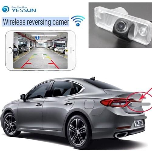 2019 The new Car Rear View Back Up Reverse Parking HD Camera for Hyundai Azera HG Hyundai Grandeur 2011~2015 Waterproof CCD CAN