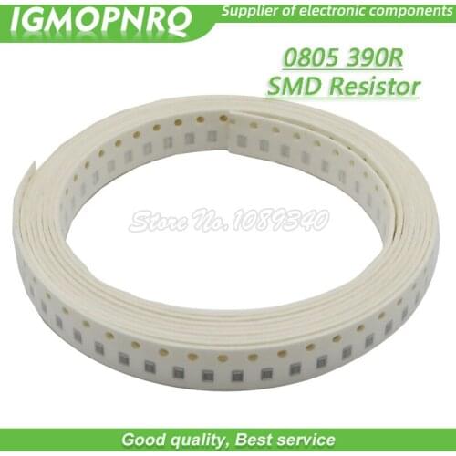 300pcs 0805 SMD Resistor 390 ohm Chip Resistor 1/8W 390R ohms 0805-390R