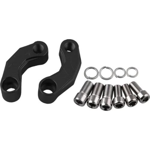 80%HOT 2Pcs Motorcycle Mirrors Riser Extension Brackets Adapter for BMW R1200GS LCS1