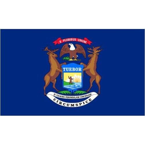 90x150cm USA State of Michigan Flag
