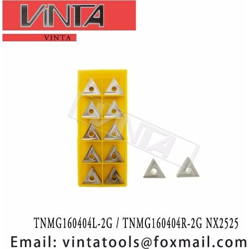 Free shipping high quality TNMG160404L-2G NX2525 / TNMG160404R-2G NX2525 cnc carbide turning inserts