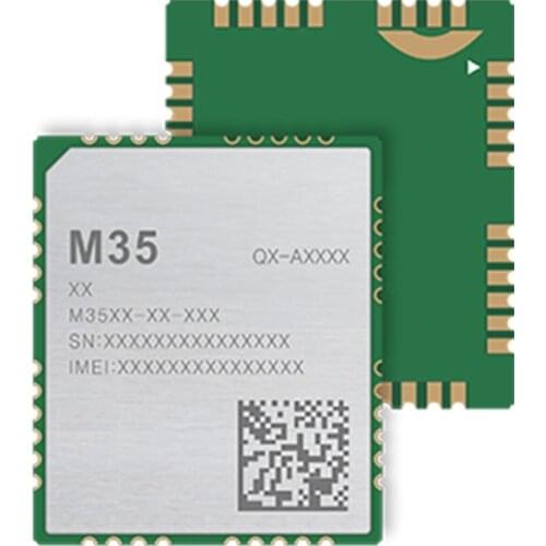 M35 quad-band GSM GPRS module LCC package 850/900/1800/1900MHz internal QuecFOTA short message data transmission voice service