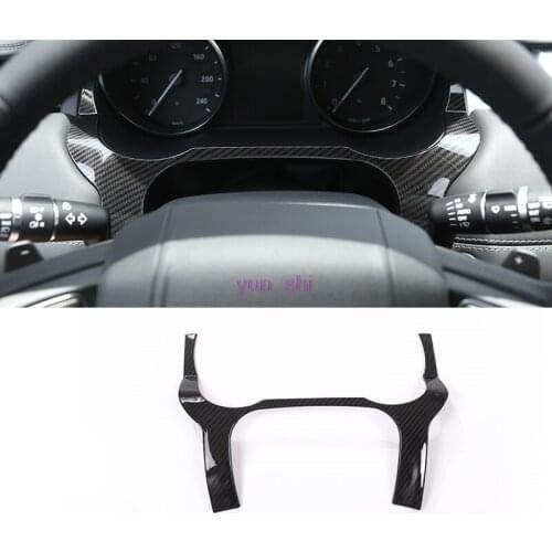 Car Dashboard Dash Board Frame Decoration Covers Resemble Carbon Fiber Car-styling For 2012-17 Range Rover Evoque Accessories
