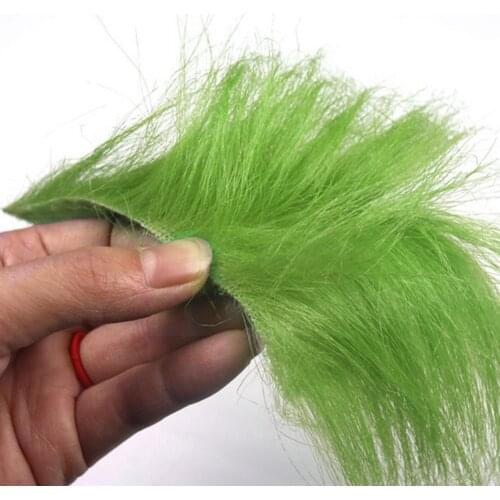 Hair hook binding material Furabou Craft Fur Soft Synthetic Wing Fly Materials Tail Streamer Fishing Tying Fiber E2V6