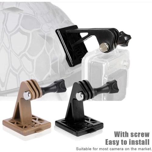 Lightweight Nylon Portable Tactic Helmet Adapter Base Fixed Mount Universal for Most Sports Cameras Camera Helmet Adapter