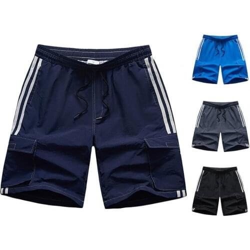 Summer Mens Beach Shorts Simple Swimming Trunks Board Shorts Men Sports Surfing Casual Quick Dry Bermuda Short Pants Plus Size