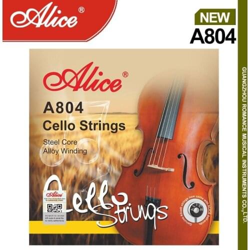 Alice A804 Cello String Set, Steel Core