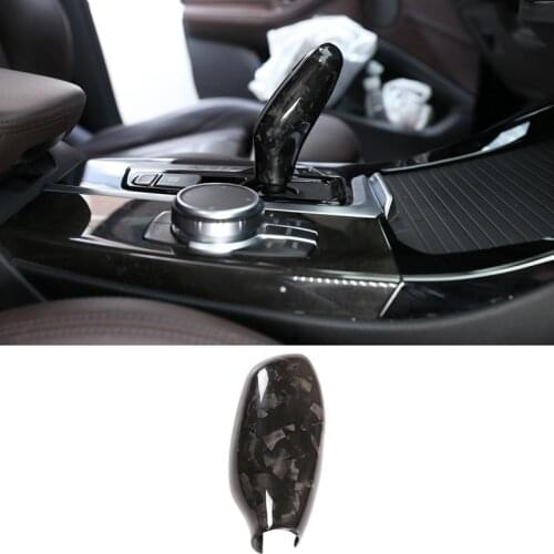 Speed Gear Shift Head Cover Trim Carbon Fiber for-BMW 5 6 7 Series GT G32 G30 G11 G12 X3 X4 G01 G02 2016-2019