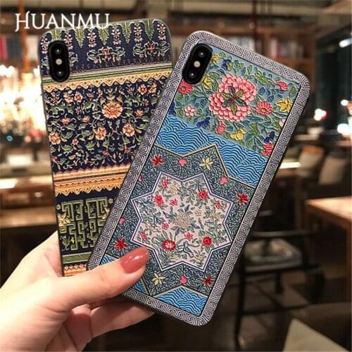 2021 New 3D Touch Frosted Painted Phone Case Soft Protective Shell for iPhone 6/7/8 Plus X Xs/Xr Xs max OPPO R17 VIVO X20 X23