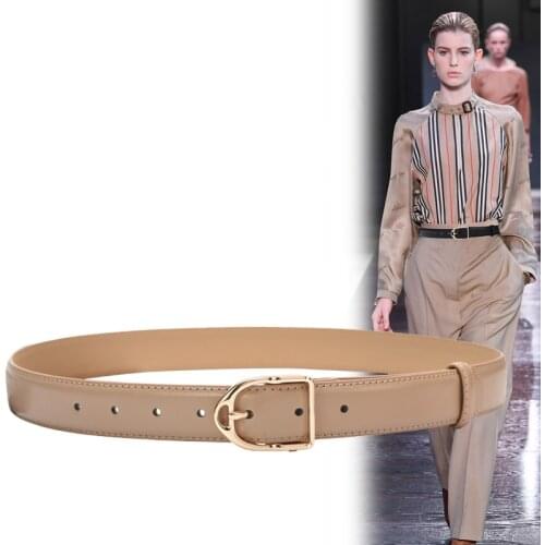 Women Belts Genuine leather Alloy gold Pin Buckle Belt New Leisure Jeans HOT casual Dress decorate cowskin strap waistbands girl
