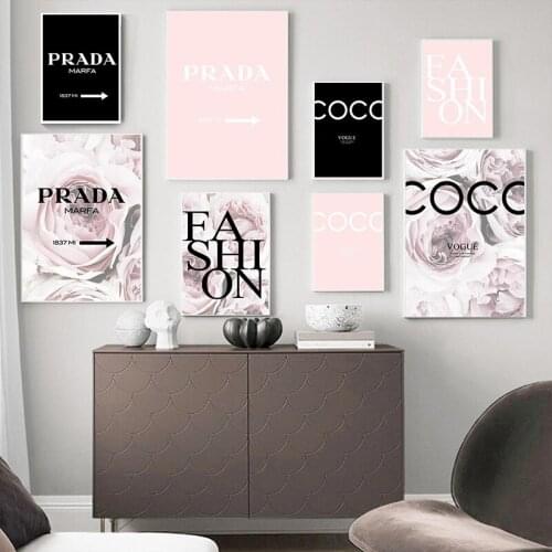 Self-adhesive Wall Stickers Flowers Quotes Painting Wall Art Posters Print Home Decor Wallpapers Room Decoration