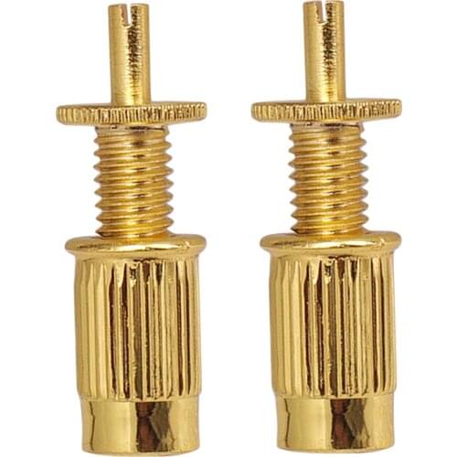 2 Pieces Guitar Bridge Studs&Anchors for Electric Guitar Replacement Parts Musical Instrument Accessories