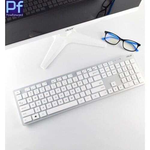 For Asus All in One Vivo AiO V241IC V221ID 21.5 23.8 27 inch V4000 K20 V241ICUK V241ICGK Desktop PC silicone Keyboard Cover skin