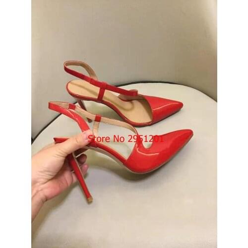 Women High Heels Female Red Women Pumps Pure Color Pointed Toe Wedding Shoes Spring Autumn Elegant Official Ladies Shoes