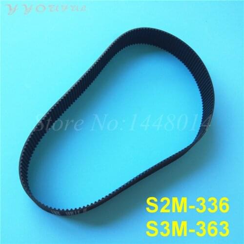 3pcs/lot outdoor large format plotter small O ring belt S2M336 S3M-363 For Human Myjet Inwear Allwin flex small belt S2M-336