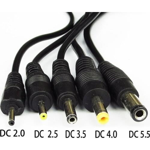 USB to DC Power Cable Jack USB DC 2.0*0.6mm 2.5*0.7mm 3.5*1.35mm 4.0*1.7mm 5.5*2.1mm 5V DC Barrel Jack USB Power Cable Connector