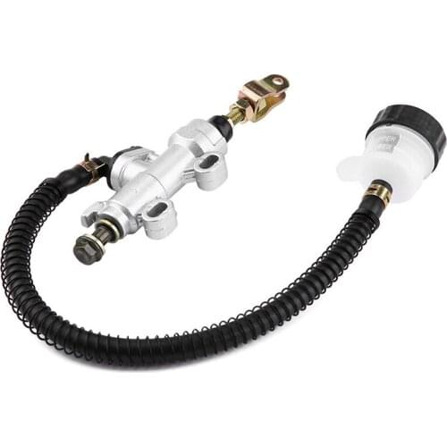 Motorcycle Rear Foot Hydraulic Brake Pump Quad Dirt Bike Pit Brake Master Cylinder Reservoir ATV Motorbike Brakes