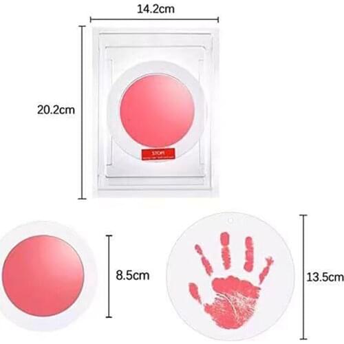 1pc Full Moon Newborn Hand And Foot Printing Oil Pet Disposable Printing Oil For The Babys Growth Commemorative Gift