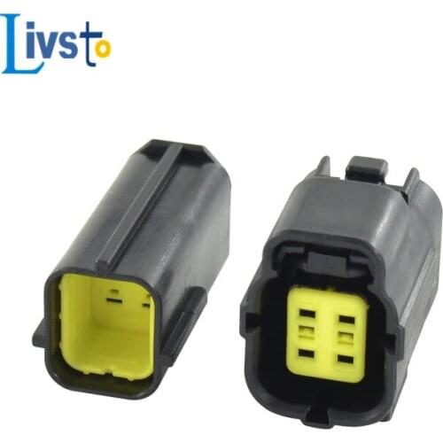 4 Pin Way 174257-2 174259-2 Female Male Auto Electrical Plug Waterproof Denso Connector for MAZDA 626 98-00 Oxygen Sensor