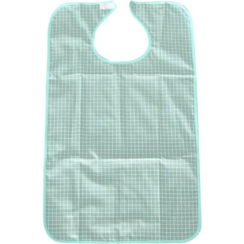 2 Pack Adult Bibs, Clothing Protector- Waterproof for Men Women Eating, Keeps Mealtime Neat