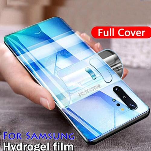 2PCS Back TPU Hydrogel Film For Samsung S9 Plus S9 S8 S8 Plus S7 S7 Edge S6 Edge Plus Back Anti-Scratch Protector For S6 Edge