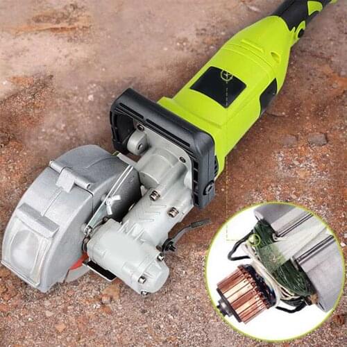 Free Shipping 220V Electric Wall Chaser Groove Cutting Machine Wall slotting machine Steel Concrete cutting machine 4.0KW + 4.8K