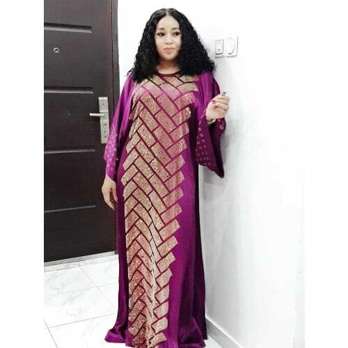 Frican Dresses for Women Dashiki Diamond African Clothes Gown Bazin Riche Sexy Robe Boubou Africaine Long Africa Dress Clothing