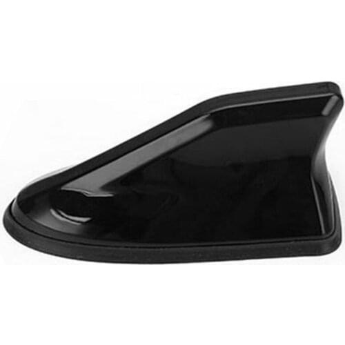 Car Roof Antenna Black RV Camper FM/AM Radio Signal Aerial Shark Fin Antenna Signal Receiver for Car Van Trailer Truck Lorry