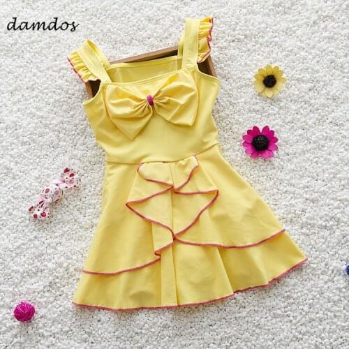 Bikini 2019 Baby Girls Shirt Swimsuit One Piece Bodysuit Kids Swimwear Beach Dress Bathing Suit Children Baby Girls Clothes