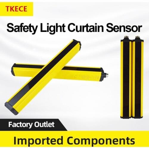 TKECE Infrared to the radio detector punch protector area sensor equipment hand protector safety grating light curtain