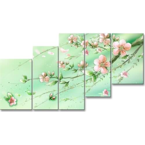 Handmade oil painting on canvas modern 100% Best Art Plum blossom oil painting original directly from artis MH5-001