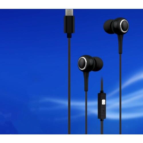 Mobile phone with mic earphone TYPE-C in-ear fashion trendy earphone