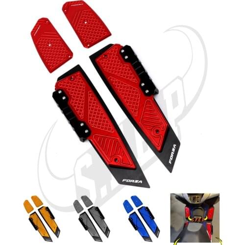 Motorcycle CNC Aluminum Alloy Non-slip Footpeg Footrest For Honda Forza 300 2018-2019-2020 Accessories