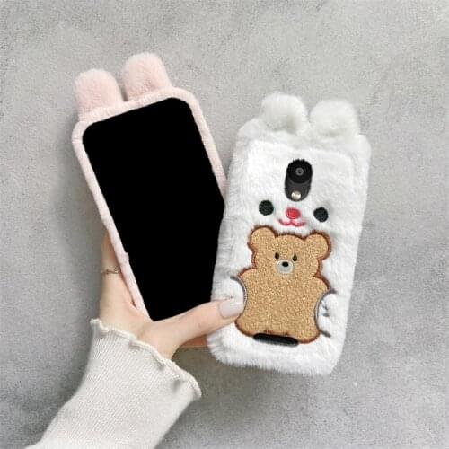 New Warm Case for Samsung Galaxy S20 FE S10 Plus S9 S8 S7 Edge Note 8 9 10 Lite 20 Ultra A3 A5 A7 2017 Luxury Fluffy Cute Dog