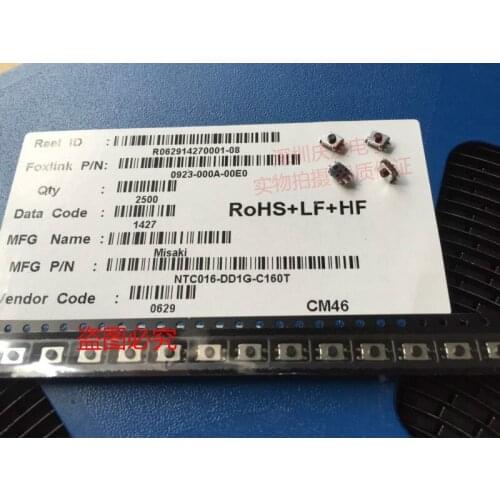 Original new 100% NTC016-DD1G-C160T touch switch 3.5*4.7*2.5 automobile remote control with column