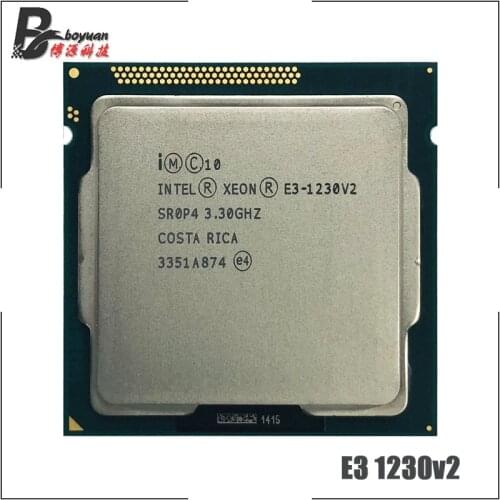Intel Xeon E3-1230 v2 E3 1230v2 E3 1230 v2 3.3 GHz Quad-Core CPU Processor 8M 69W LGA 1155
