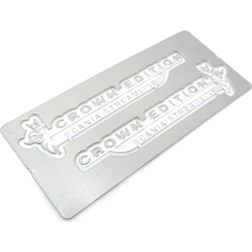 Rc Toys Hobby Metal Crown Edition Scania Streamline Logo For 1/14 Tamiya Truck Scania 470 620 730 Tractor Trailer