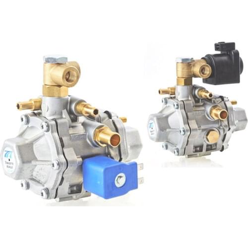 CNG Pressure Reducer TOMASETTO Model AT12 Standard Version with Low Pressure Solenoid Valve for Sequential Injection System