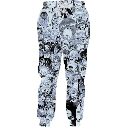 Sexy Janpanse Anime Jogger Pants Men Women Cute 3d Print Trousers Unisex Street Hip Hop Loose Oversized Sweatpants Custom S-6XL